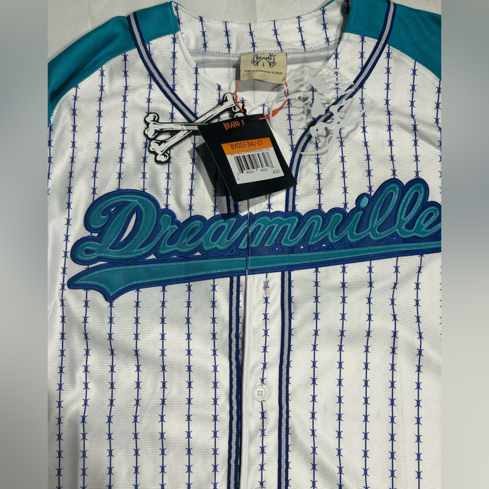 Brand X Dreamville Baseball Jersey Size L MSRP $125 NWT - Picture 6 of 8